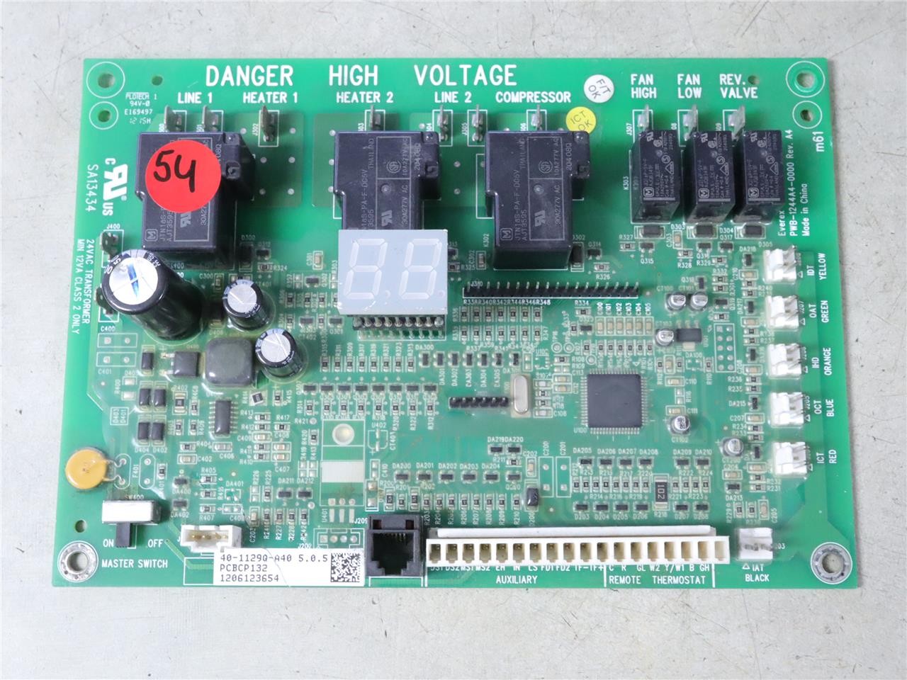 PWB-1244A4-0000 AMANA 40-1129Q-A40 GOODMAN PTAC PCBCP132 Control Circuit Board