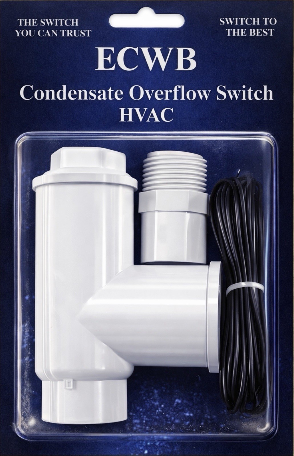 SS1 AC Float Switch HVAC Condensate Overflow Shutoff Sensor ECWB (10 Pack)
