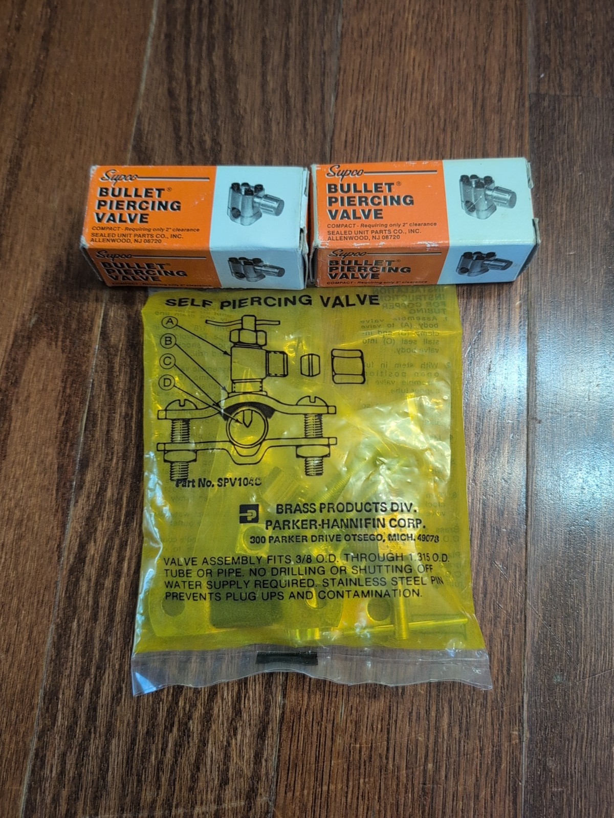 Lot of 2 SUPCO BPV31 BULLET PIERCING VALVE Plus 1 EXTRA