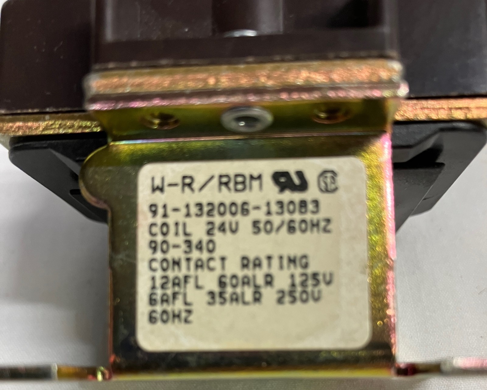 White-Rodgers 91-132006-13083 Fan Center Relay W-R/RBM 90-340 OEM USA Made Ship!