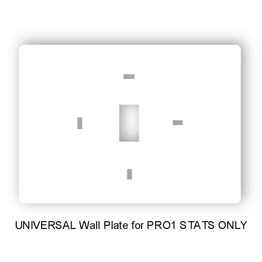 Case of (5) PRO1 / PRO1IAQ T119 Universal PRO-1 Wall Plate Thermostat Goof Plate