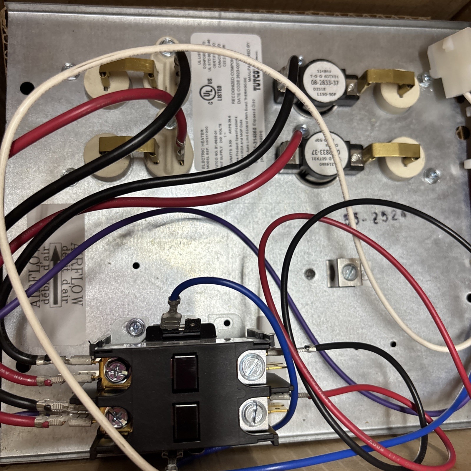 Goodman HKTSN10X1 10 kW 208/240V Electric Heat Kit without Circuit Breaker