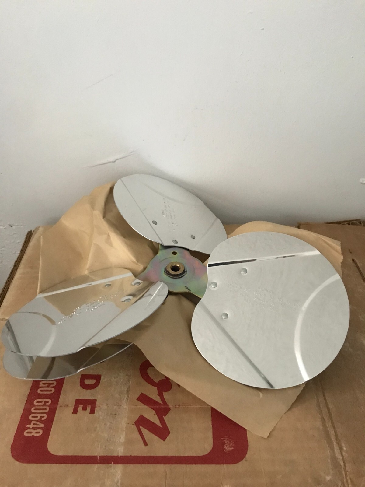 NEW Vintage Set of 2 Dayton Electric 2C354 12″ Replacement Fan Blade 1500 RPM