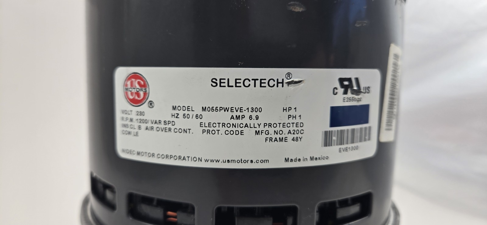 Goodman Amana Selectech 1 HP ECM Blower Motor 0131M00608 M055PWEVE-1300 230V