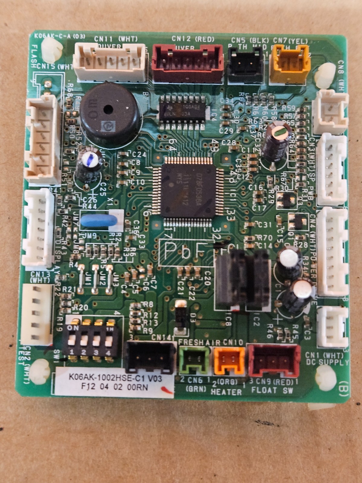 Fujitsu K06AK-1002HSE-C1 V03 Control Board PCB K06AK-C-A(03) F12 04 02 00RN