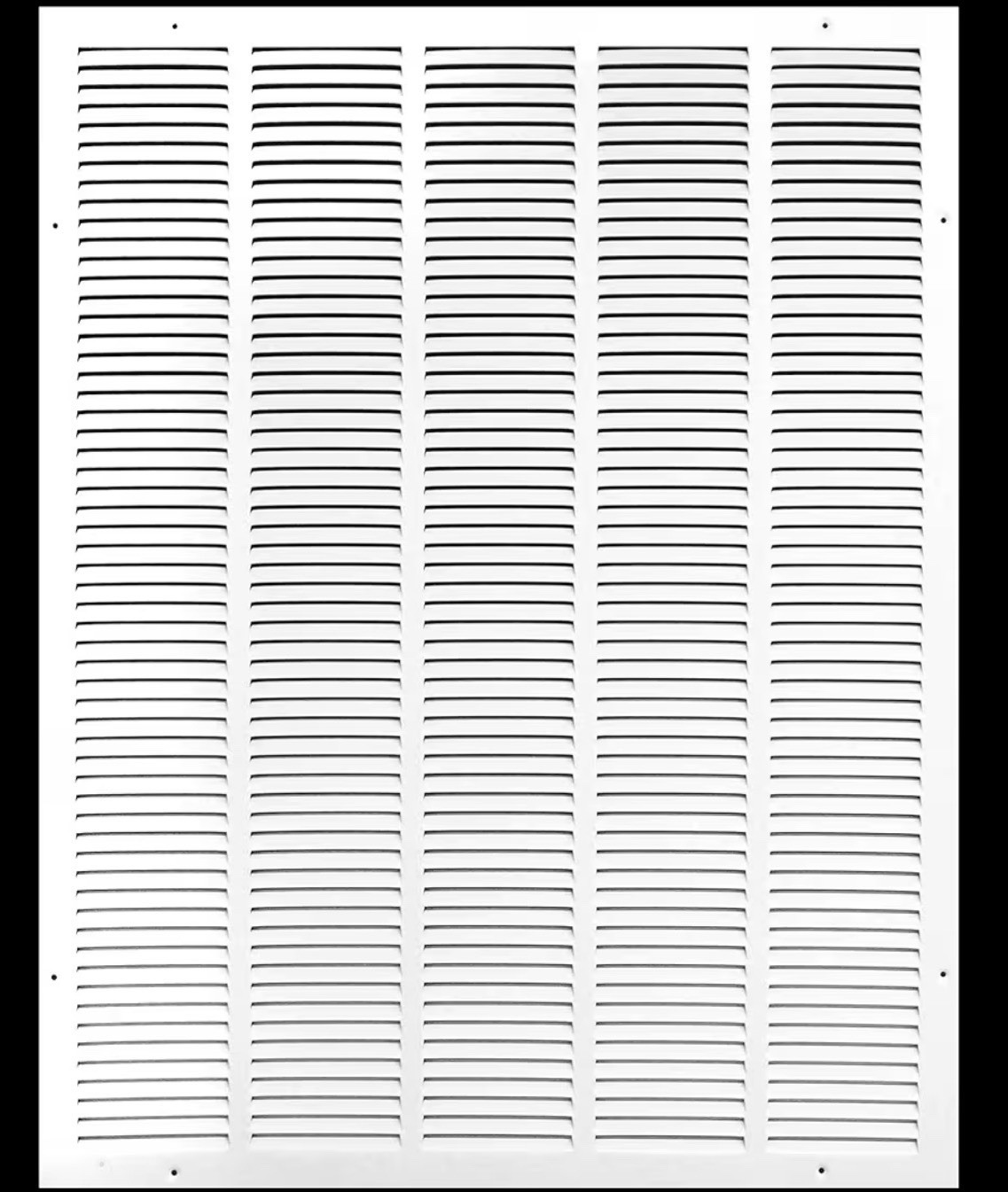 HVAC Premium 24” x 36” [Duct Opening] Flat Stamped Steel Return Air Grille