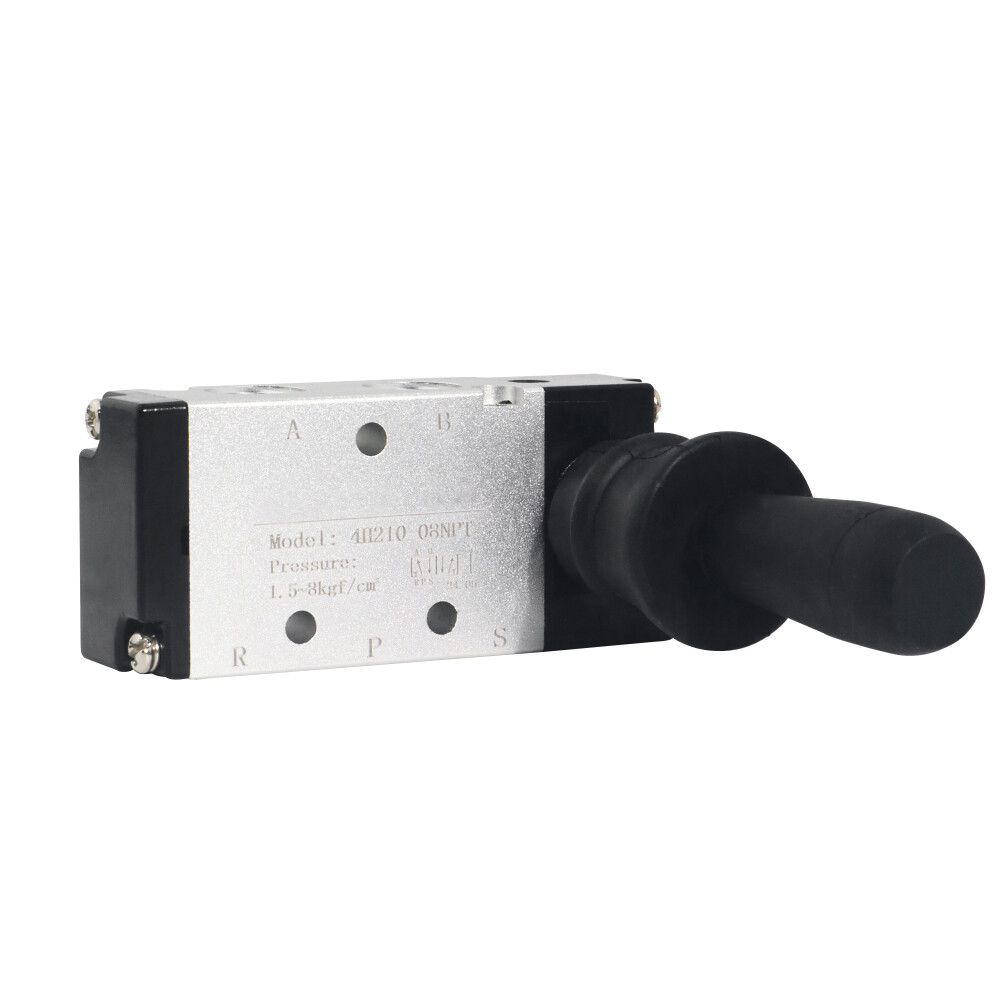 1/4″NPT 5 Way 3 Position Air Hand Lever Operated Valve Pneumatic Solenoid Valve