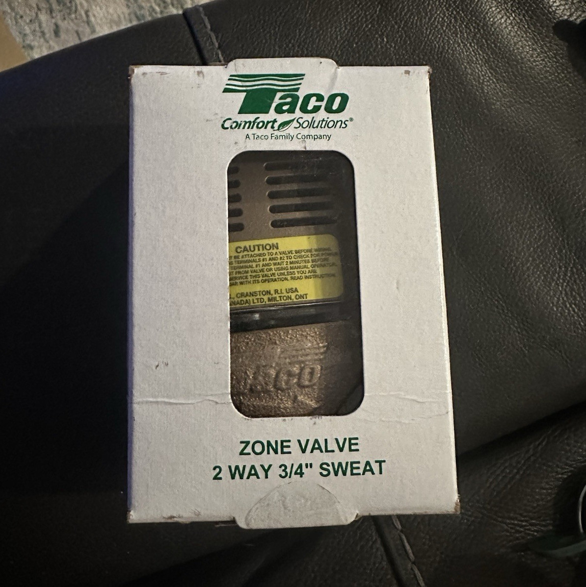 Taco 571-2 Brass 2-Way Zone Valve 3/4″ Sweat Connection Model 571-2