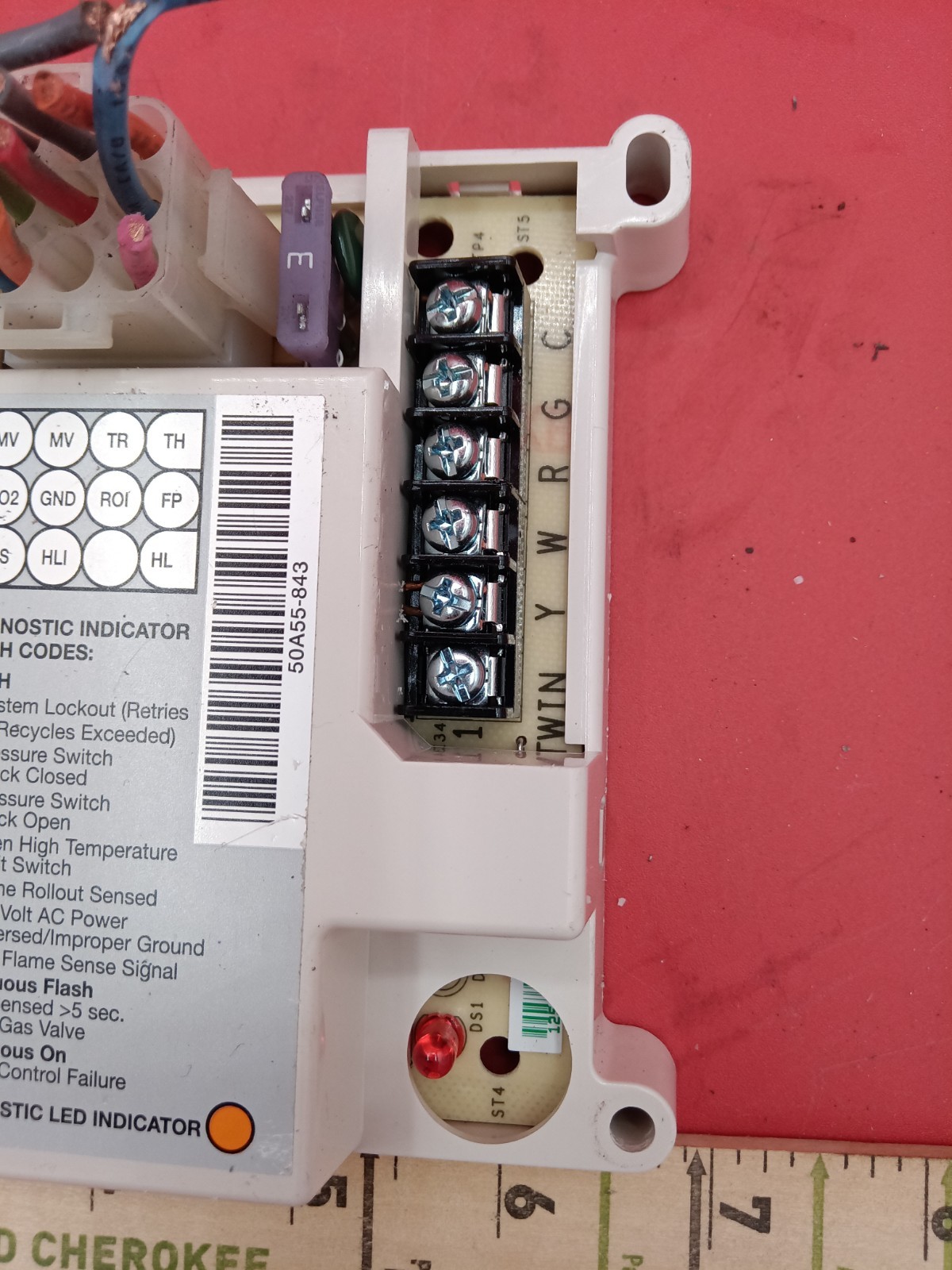 50A55-843 Integrated Furnace Control Board For White Rodgers Silicon Carbide