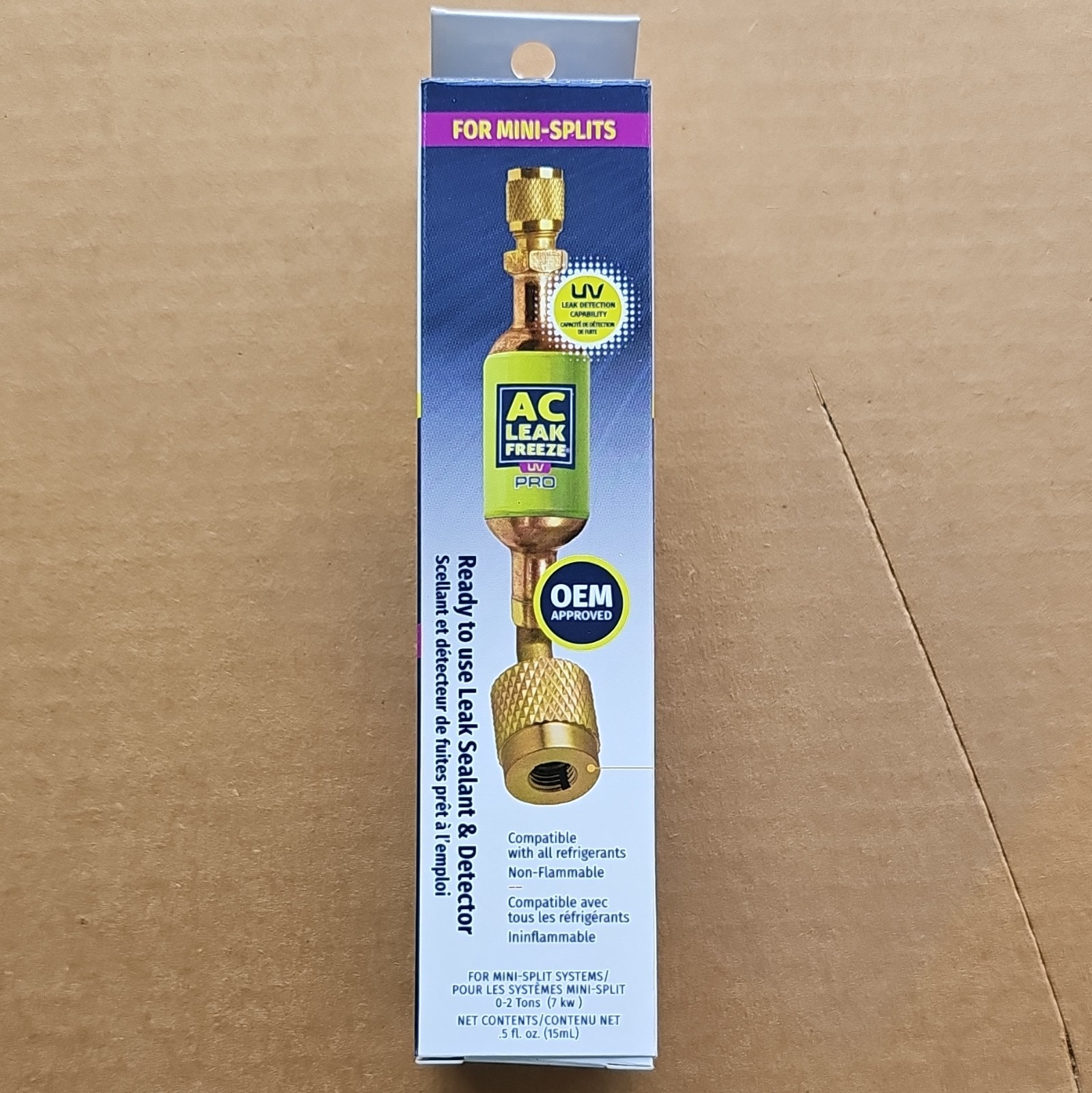 RECTORSEAL AC LEAK FREEZE PRO UV 45308 MINI-SPLIT LEAK SEALANT 0.5 OZ