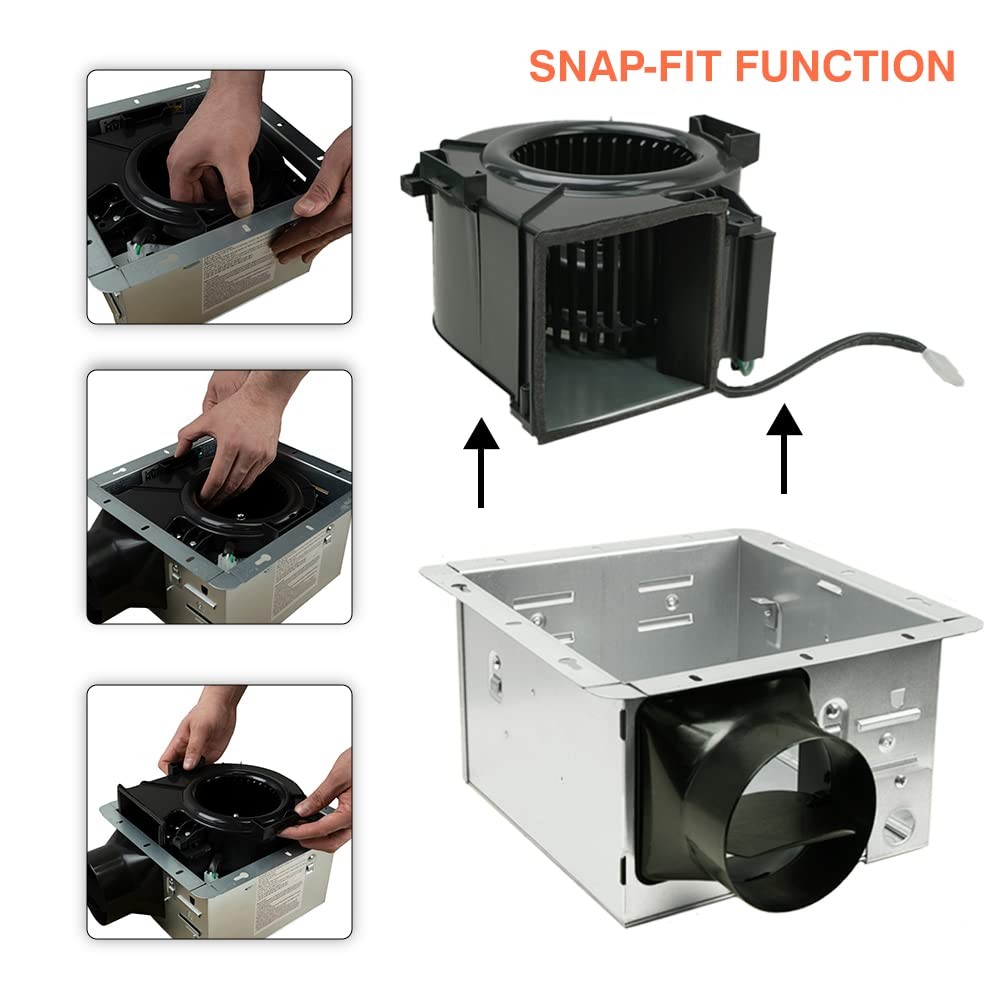 Bv Exhaust Fan – Fan 0.9 Sones 4 Duct Collarrooms Up To 80-90 Sq. Ft.