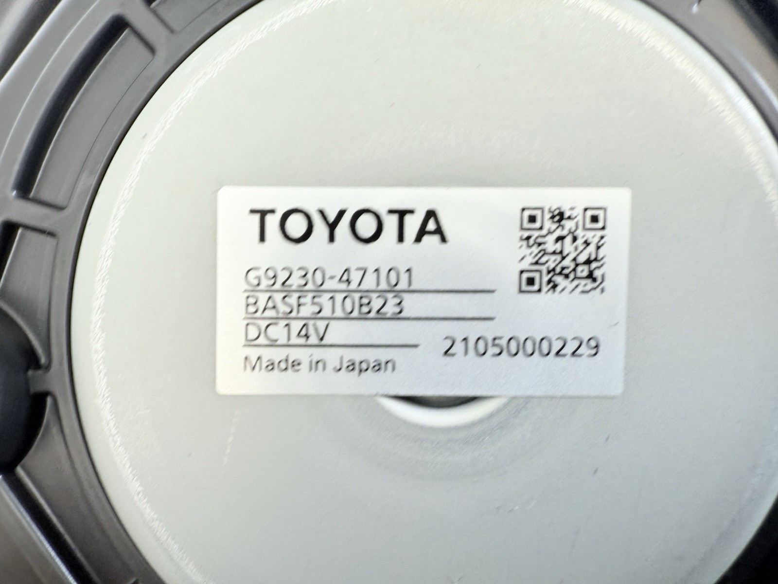 2017-2022 TOYOTA PRIUS PRIME BLOWER ASSEMBLY BATTERY G9230-47101 OEM