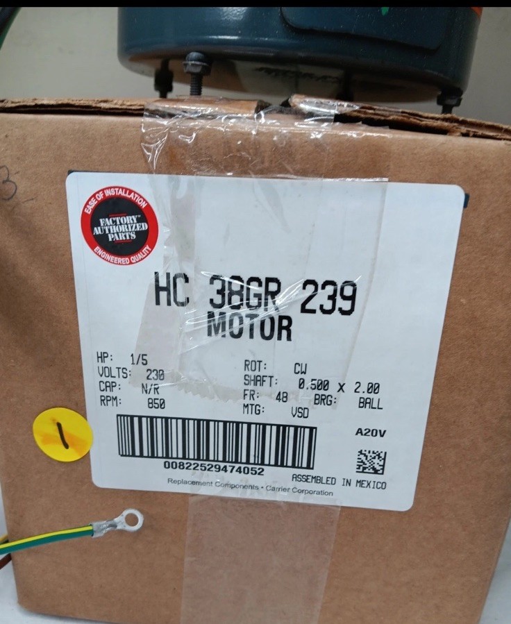 Carrier & Bryant HC38GR239 – OEM Condenser Fan Motor