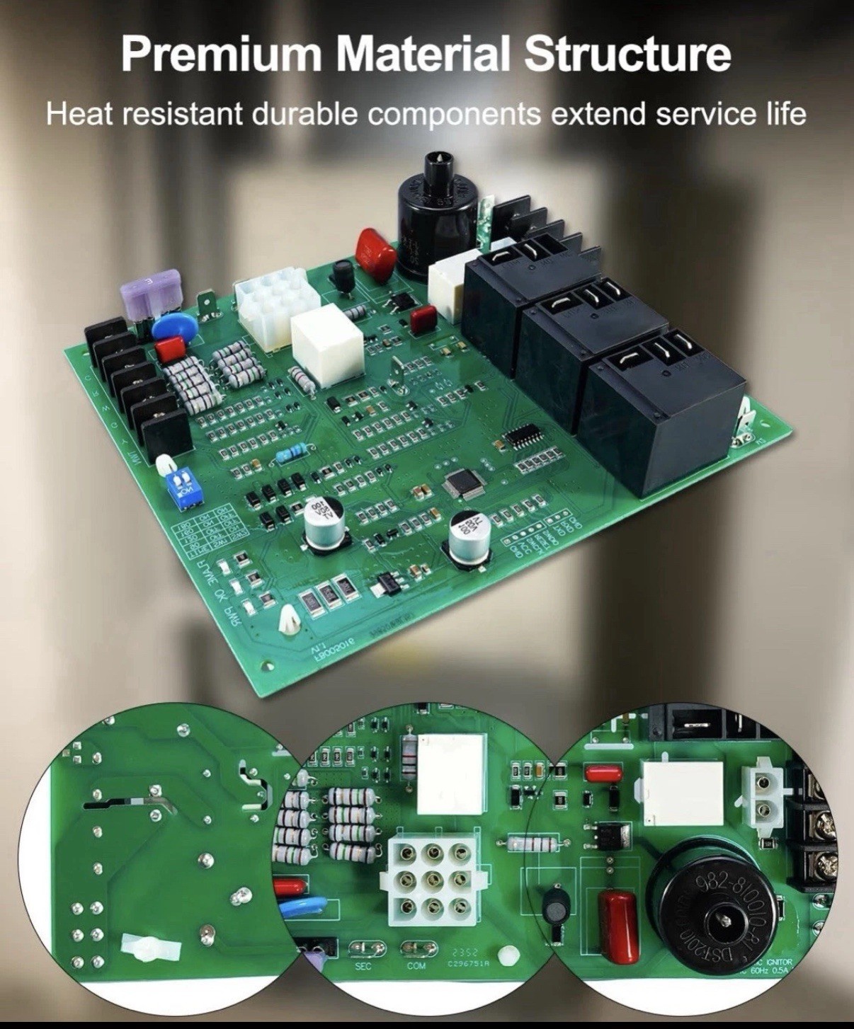 ICM292 Gas Furnace Control Board Rheem Ruud 62-24140-04 / 62-24140-02 / 62-24140