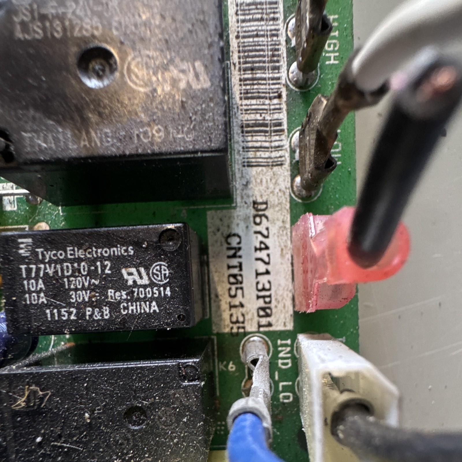 Trane Furnace Control Board CNT05135 D674713P01 1068-83-1211A 12V