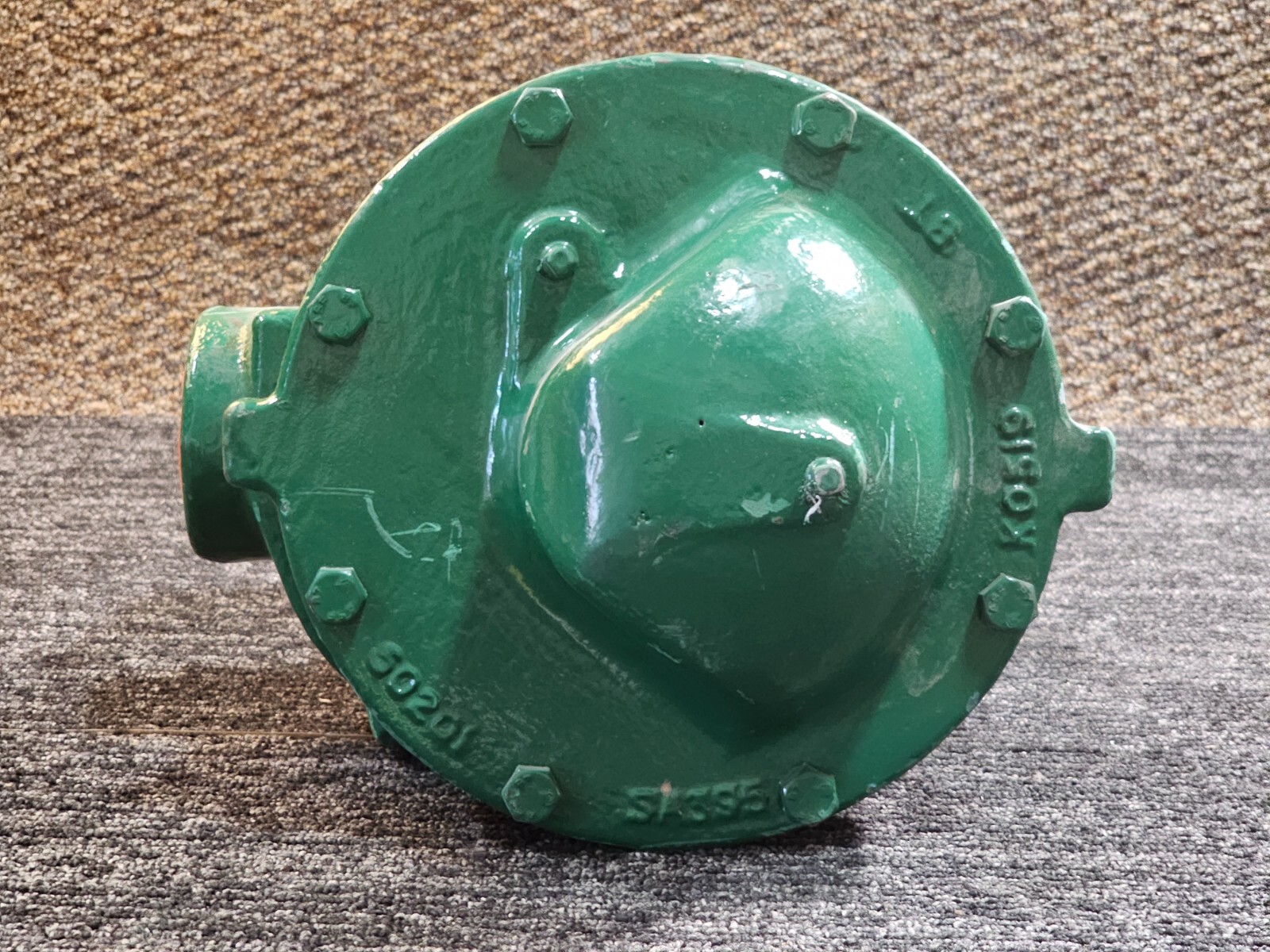 R.P Adams Co Inc. Gas Pipe Line Filter 10718 50200 SA-395, Green Painted finish
