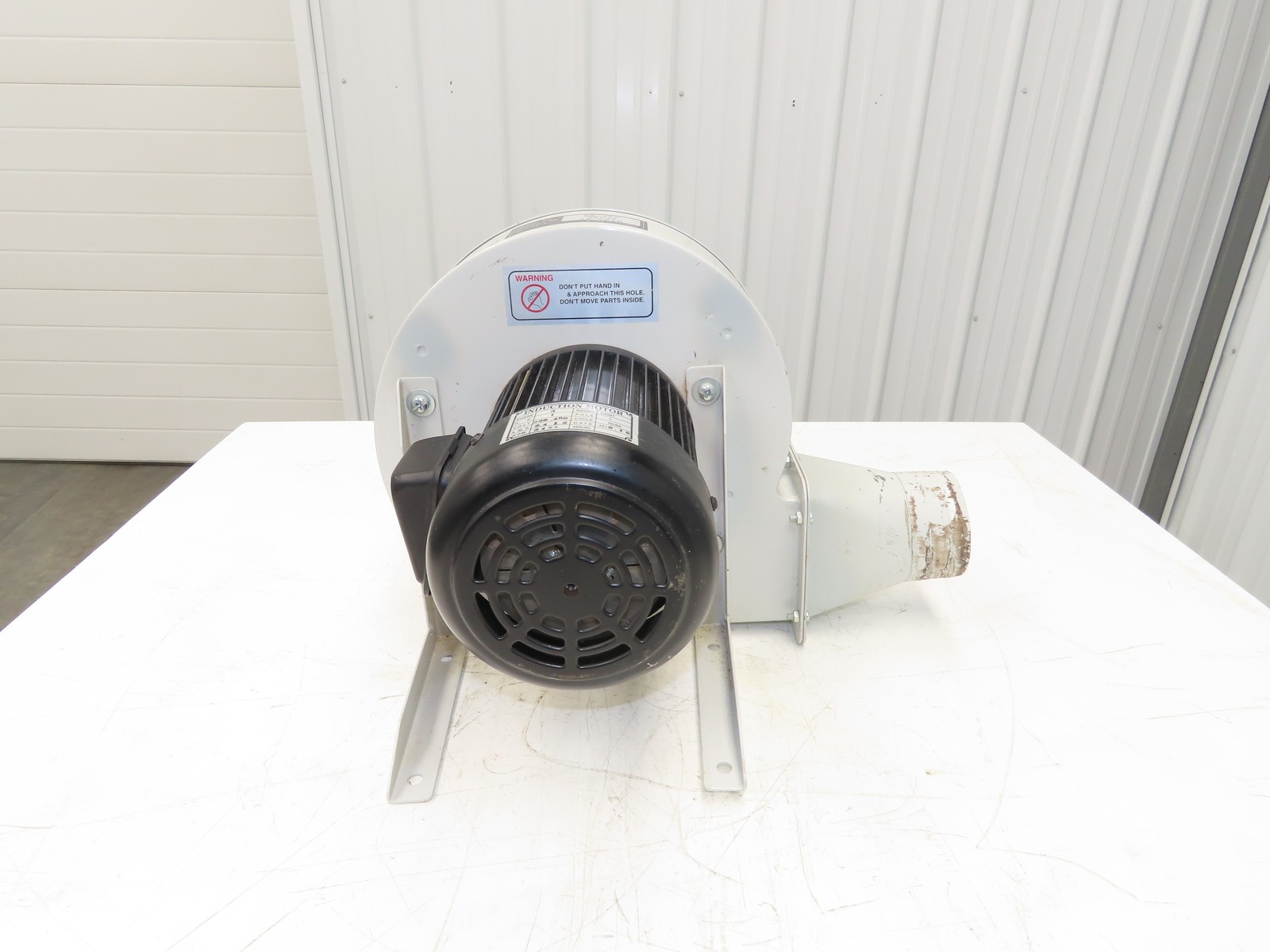 DM-400 10″ Centrifugal Fan Blower 1Hp 3450rpm 230/460V 3Ph 4″x 4″ Inlet/Outlet