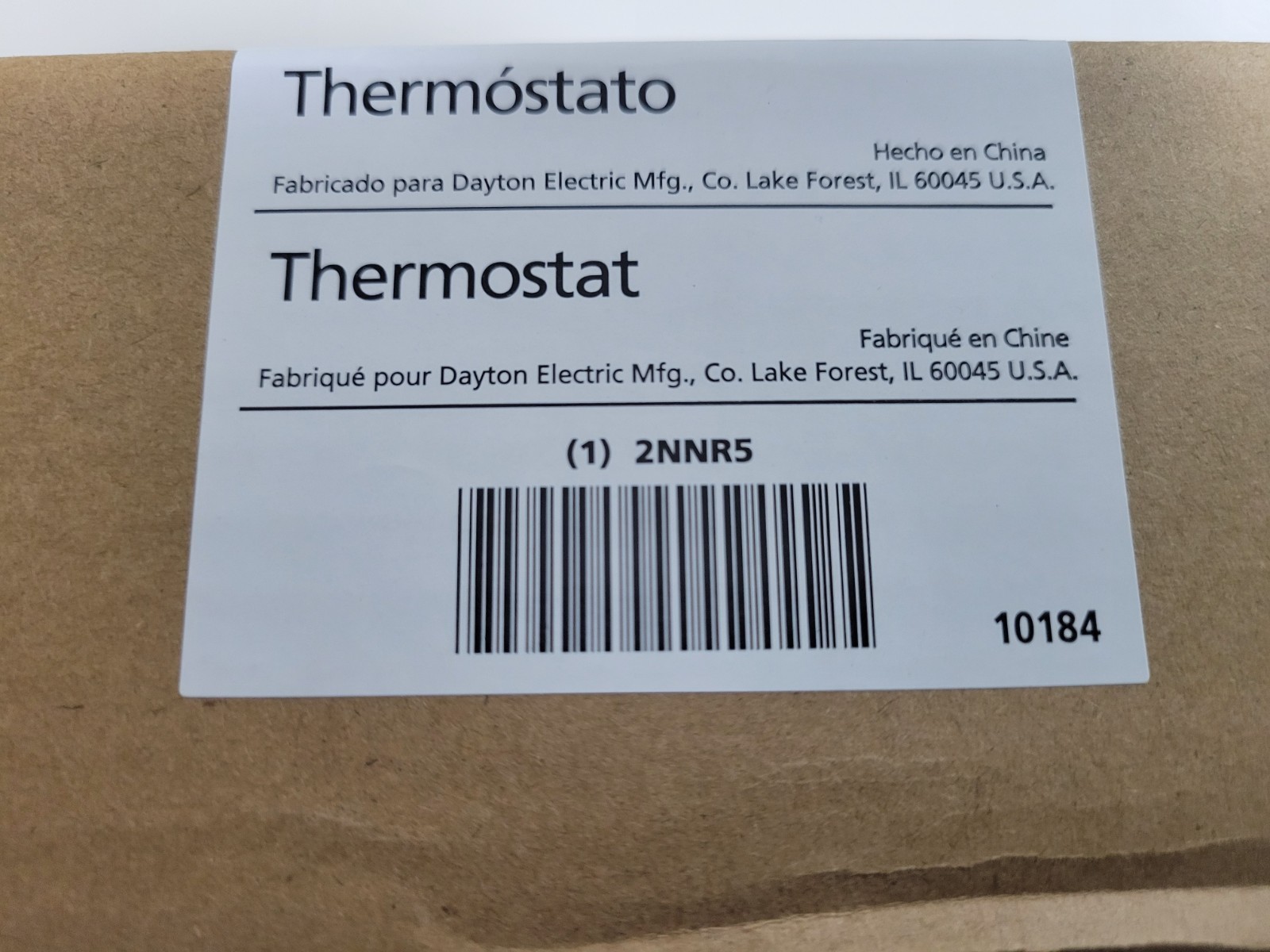 Dayton 2Nnr5 Line Volt Mechanical Tstat, Close On Rise, 30 Degrees To 90