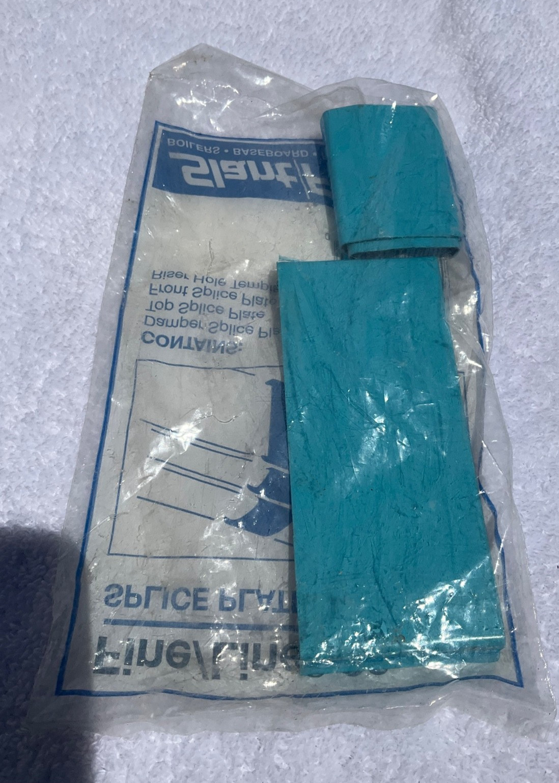 White SLANT-FIN Splice Plate Set 2″ Baseboard Accessory Blue Fine/Line 30