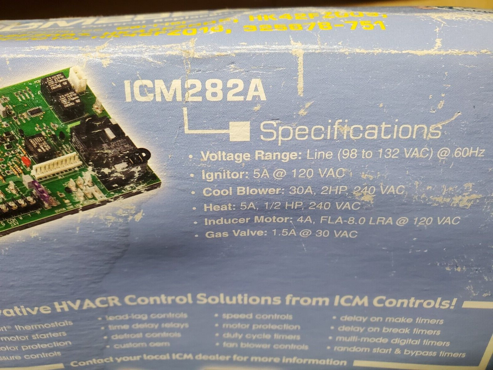 NEW ICM Controls ICM282A control board for Carrier HK42FZ-Series for 325878-751