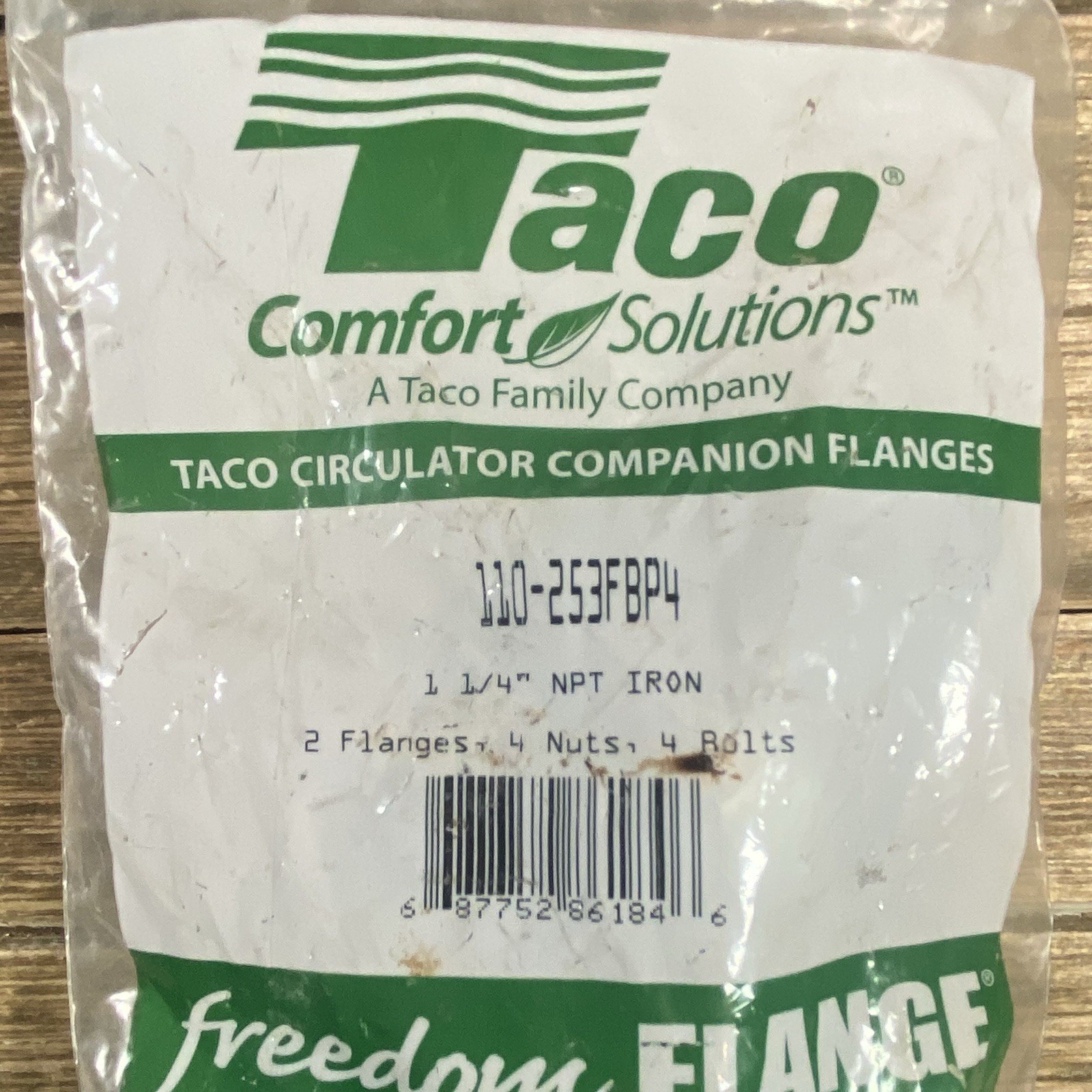 1 1/4” TACO Freedom Flange set 110-253FBP4 – Circulator Pump Flange Set *NEW*