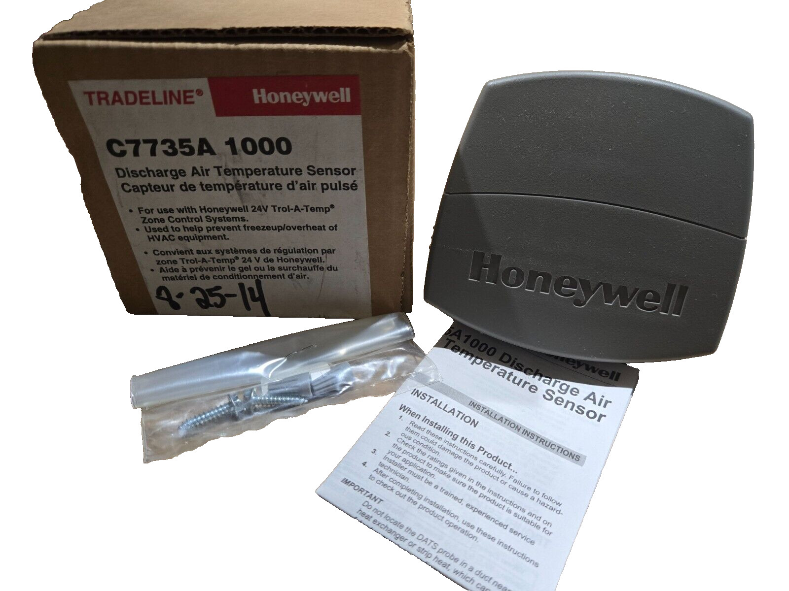 New Honeywell C7735A 1000 Discharge Air Temperature Sensor C7735A1000