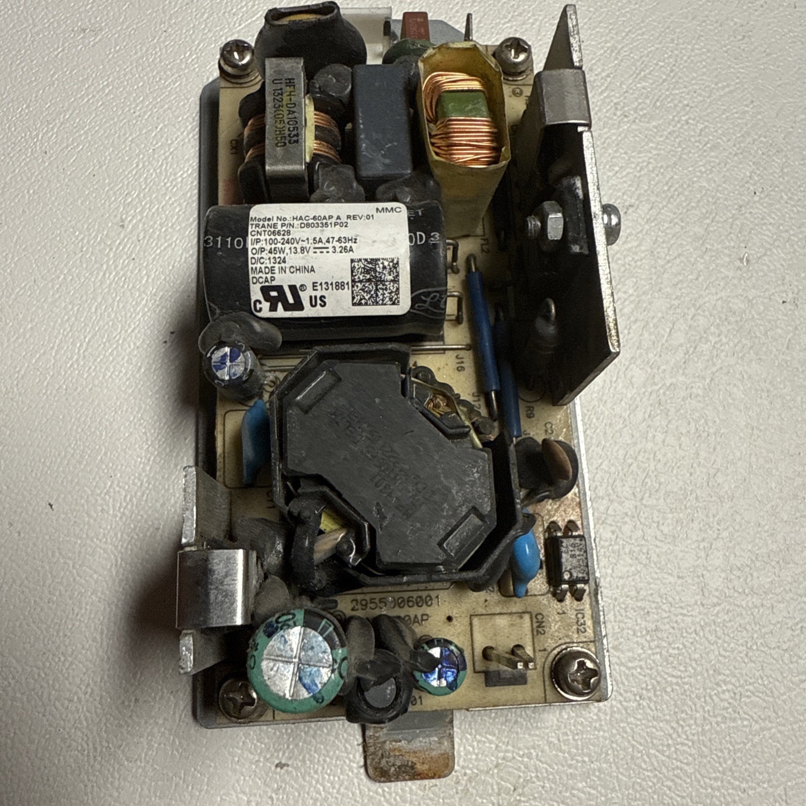 Trane D803351P02 HAC-60AP American Standard Power Supply Control Circuit Board