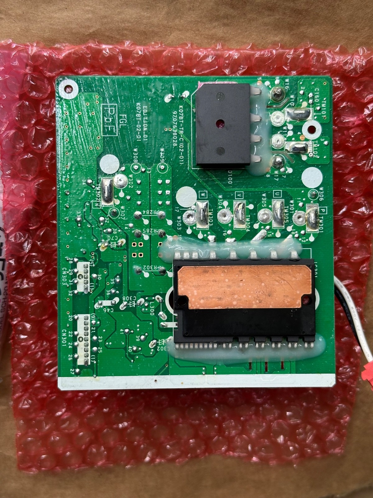 FUJITSU PCB BOARD K07BT-1505HUE-TR0-SV 9709681213 AC CONTROL BOARD IPM