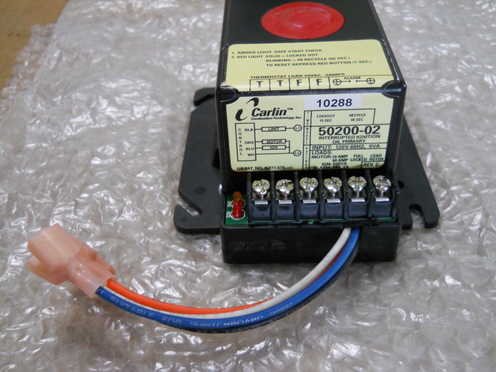 New OEM Carlin 50200-02 Oil Burner Control 4-Wire