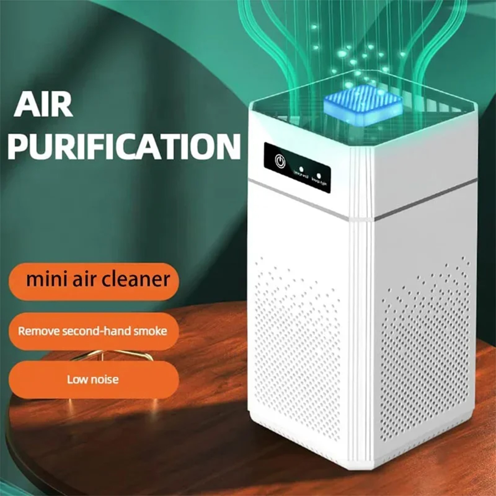 Home HEPA Air Purifier Air Cleaner for Allergies Smoke Mold Odor Dust Large Room