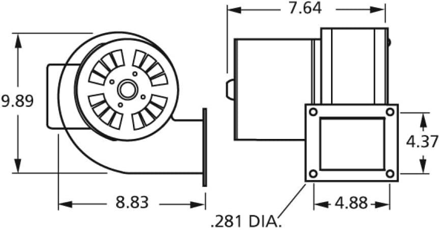 Regal Beloit-Fasco B45227 – 115V 1650Rpm Blower Motor for Industrial Application