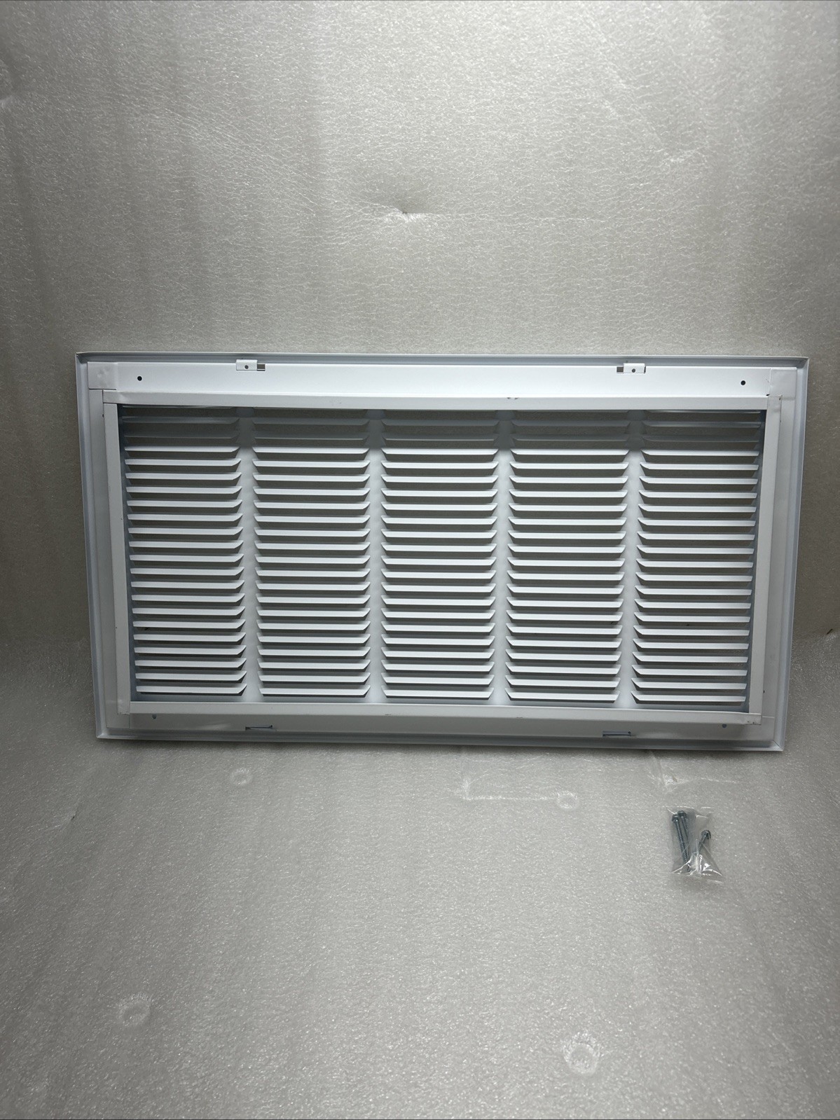 Everbilt 24 in. x 12 in. Steel Return Air Filter Grille in White for Sidewall