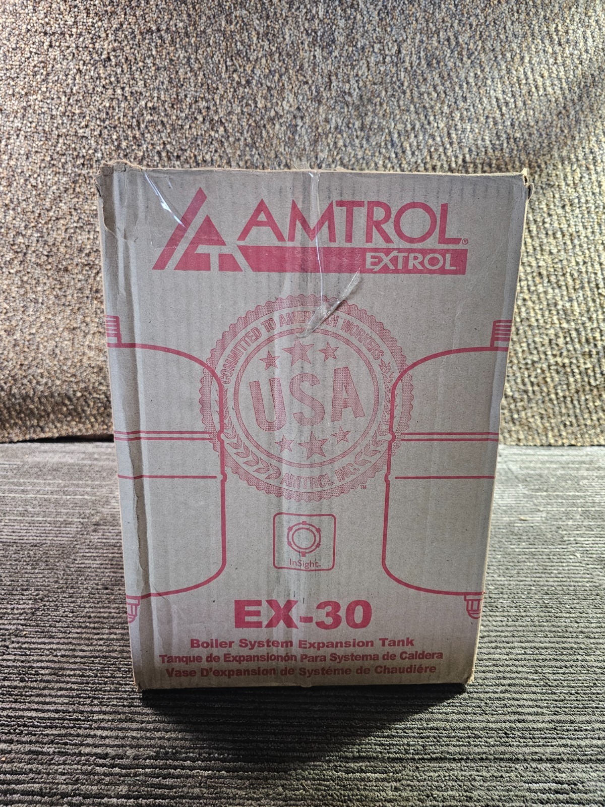 Amtrol Extrol EX-30 4.4 Gallon In-Line Hydronic Expansion Tank 240 Degrees F