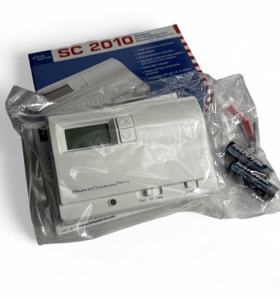 Simple Comfort SC2010 ICM Controls Heat/Cool Non-Programmable Thermostat New
