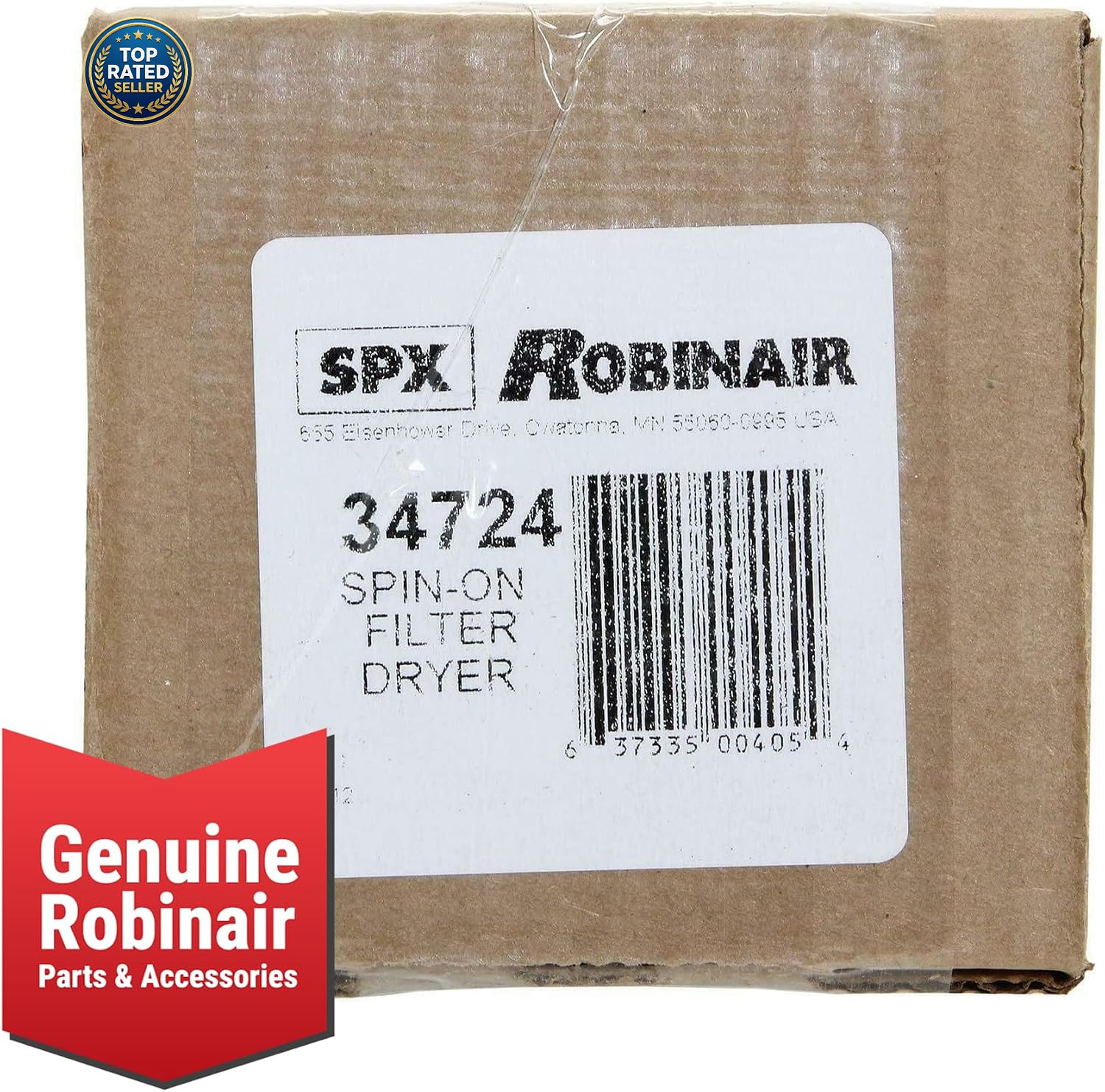 34724 A/C Recycling Filter-Drier Spin-On Replacement Filter – Compatible with 34
