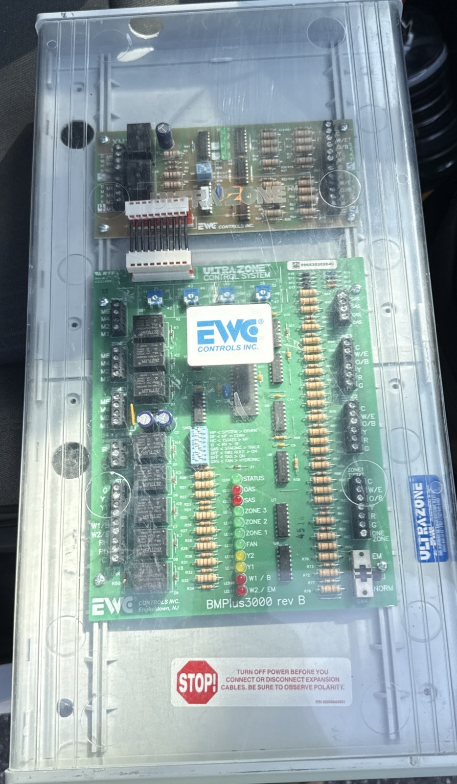 BMPLUS 3000 Control Panel, EWC 3 zone control board with XM2 module