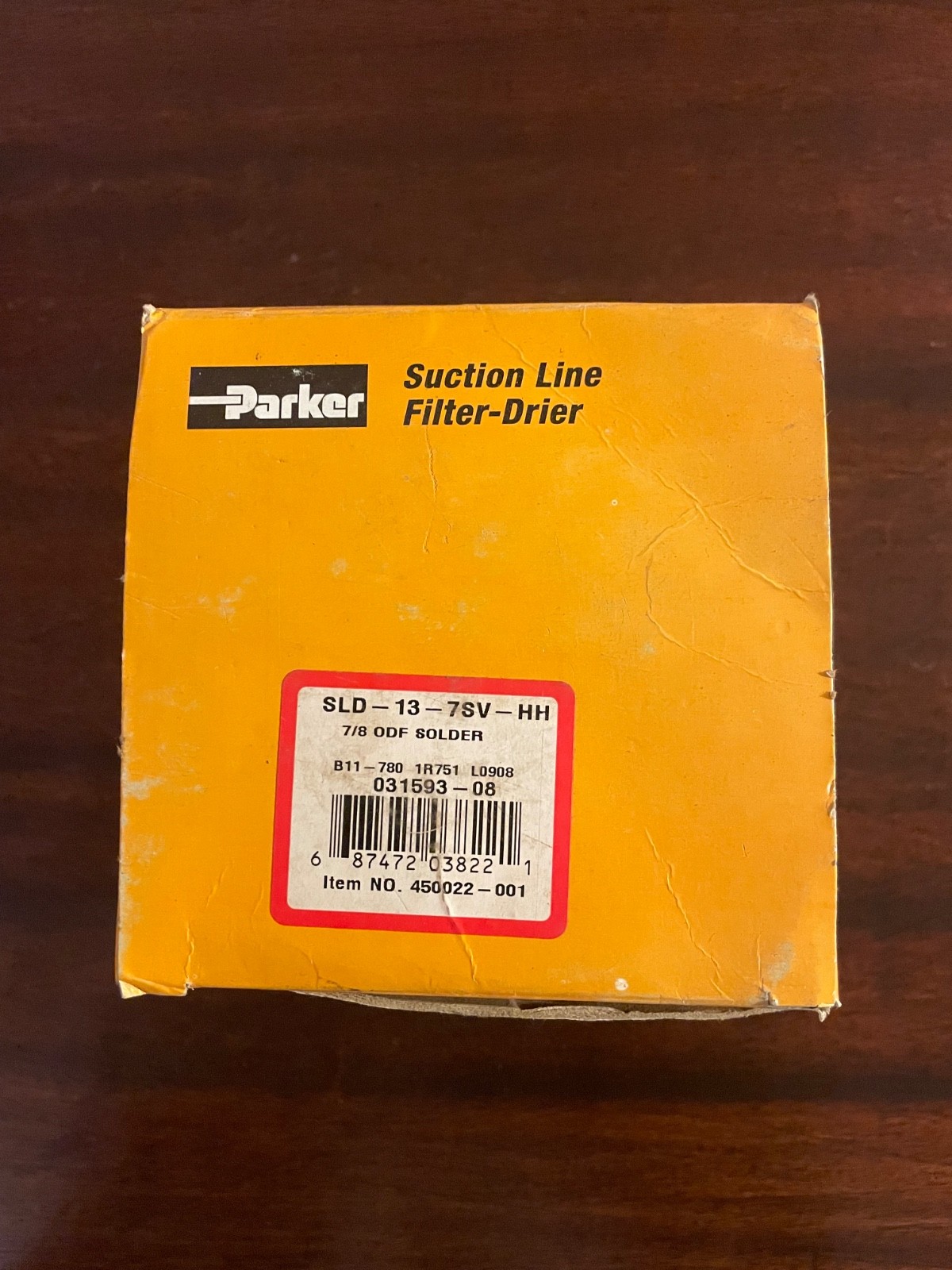 New (NIB) – Parker SLD-13-7SV-HH Suction Line Filter-Drier