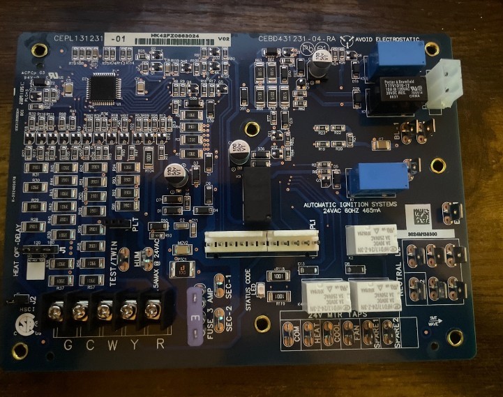 carrier bryant Payne-style HVAC furnace control board