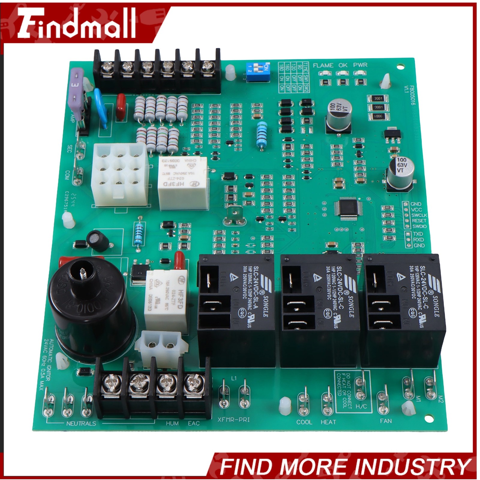Ignition Control Circuit Board Furnace Control Board ICM292 62-24140-02 62-24140