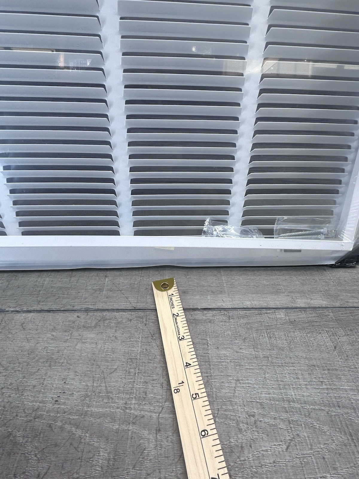 HVAC Premium 25″ X 25″ Steel Return Air Filter Grille for 1″ Filter – DAMAGED