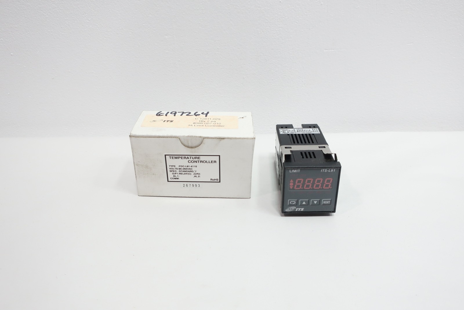 Its FDC-L91-4110 High Limit Temperature Controller 90-264v-ac