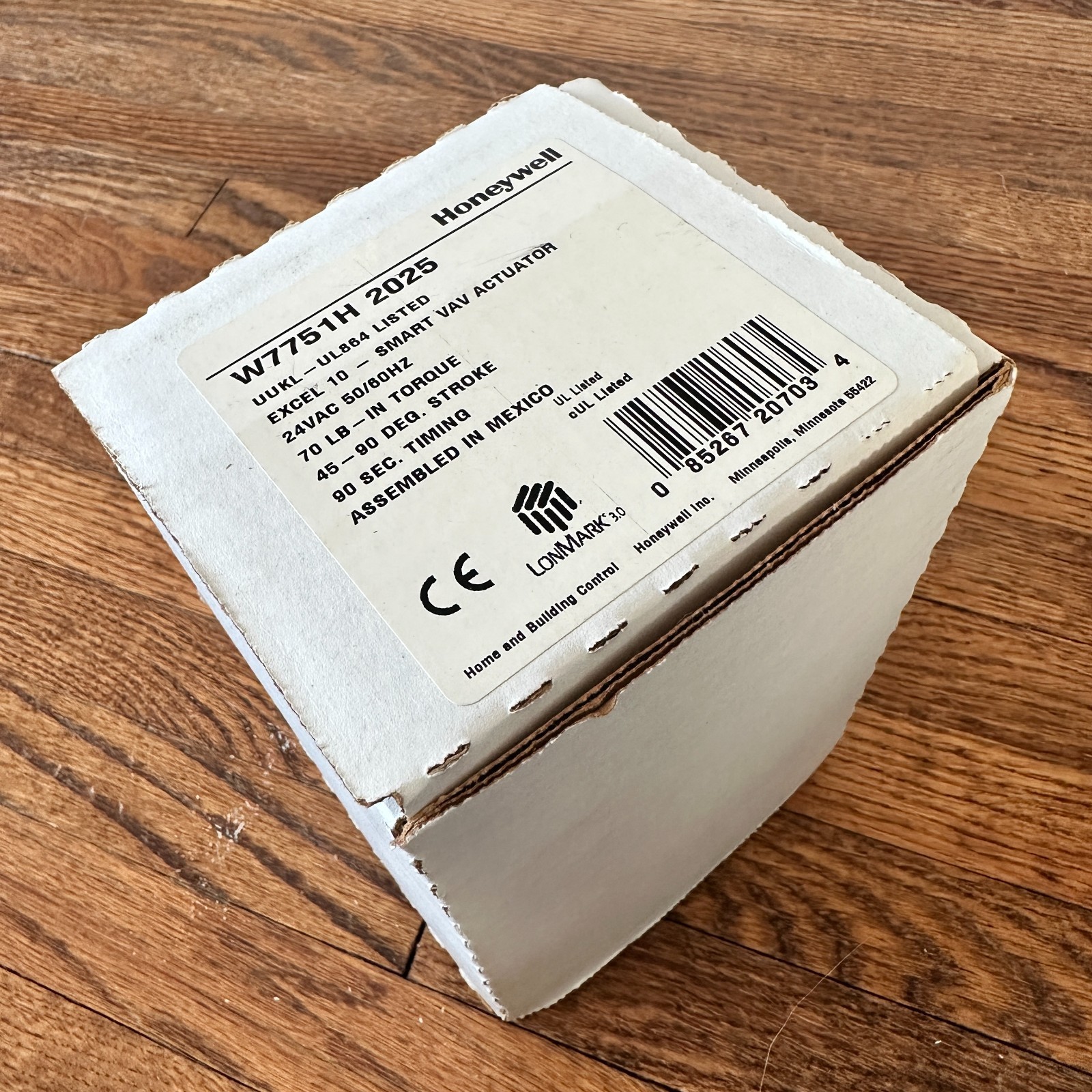NEW Honeywell Smart VAV Actuator W7751H 2025 W7751H2025