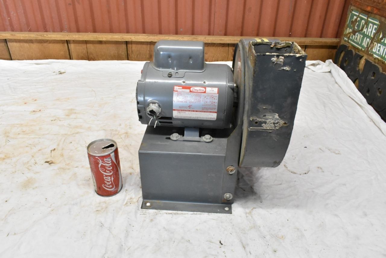 DAYTON 2C940 7-3/4″ BLOWER FAN with DAYTON 6K361A 1/2HP CAPACITOR START MOTOR