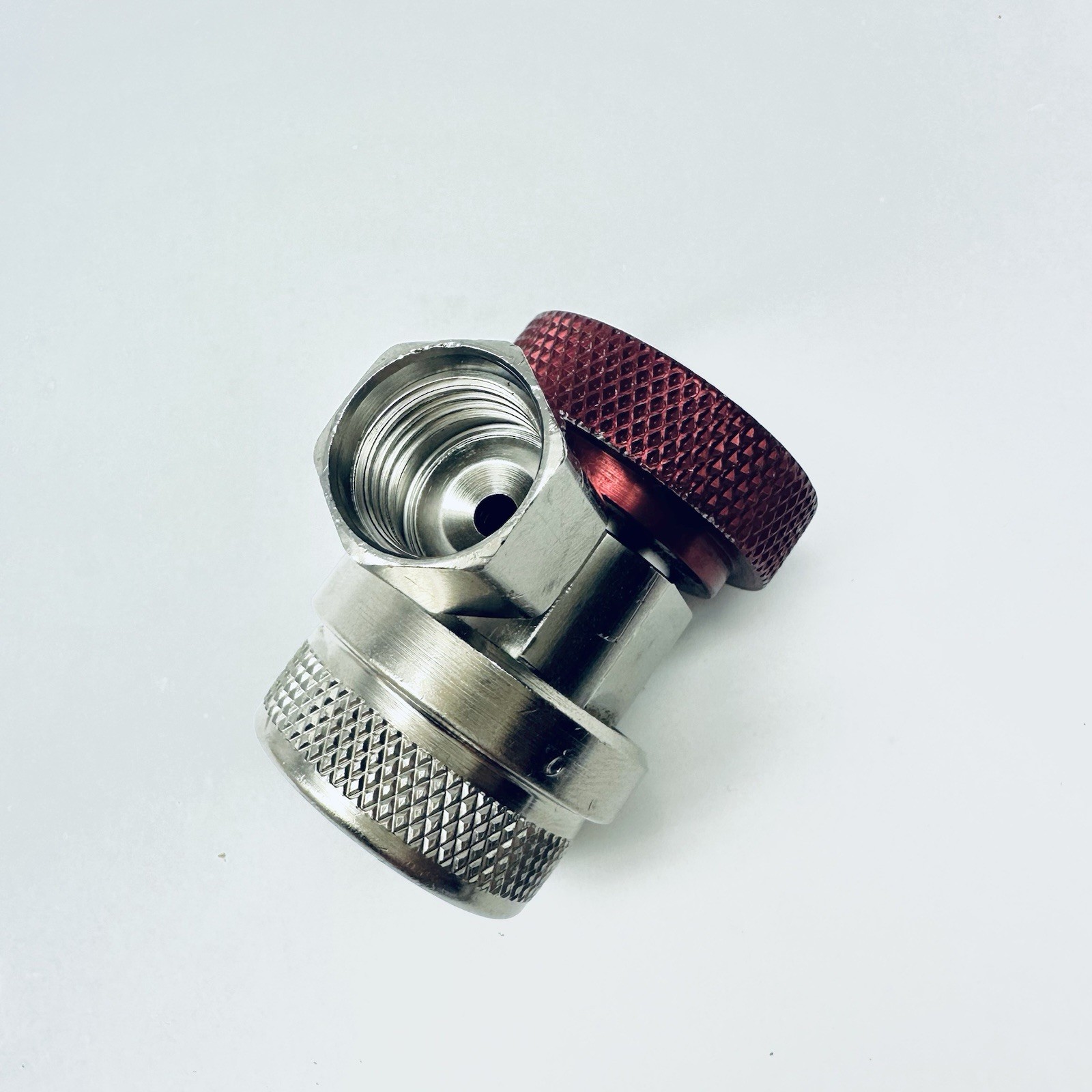 Parker RC01C-003 Quick Coupler Automotive Service Connector, Red, Female