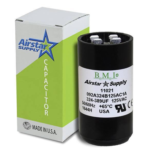USA Start Capacitor 324-389 MFD uf 110 – 125 V Round AC Electric Motor vac volt