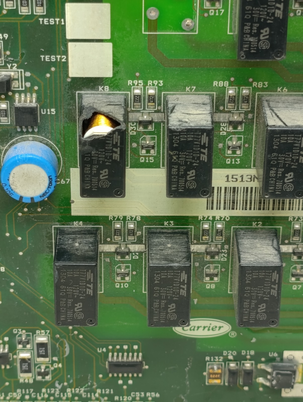 Carrier CEPL130346-01 Chiller Control Board HK50AA029 Per 2 pcs lot