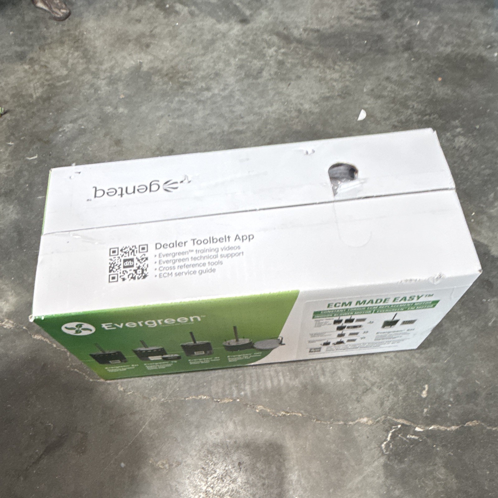 Evergreen EM Indoor Blower Motor 6203X 1/3HP 115/208-230V 1050RPM ECM PWM