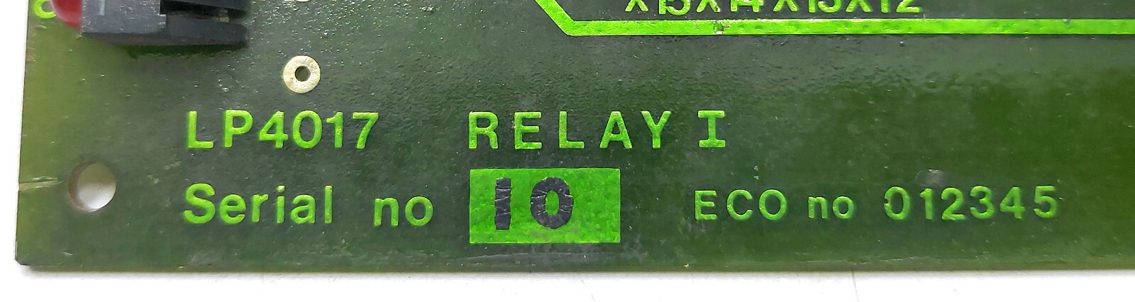 Helitron LP4017 Relay I 4017 Circuit Board