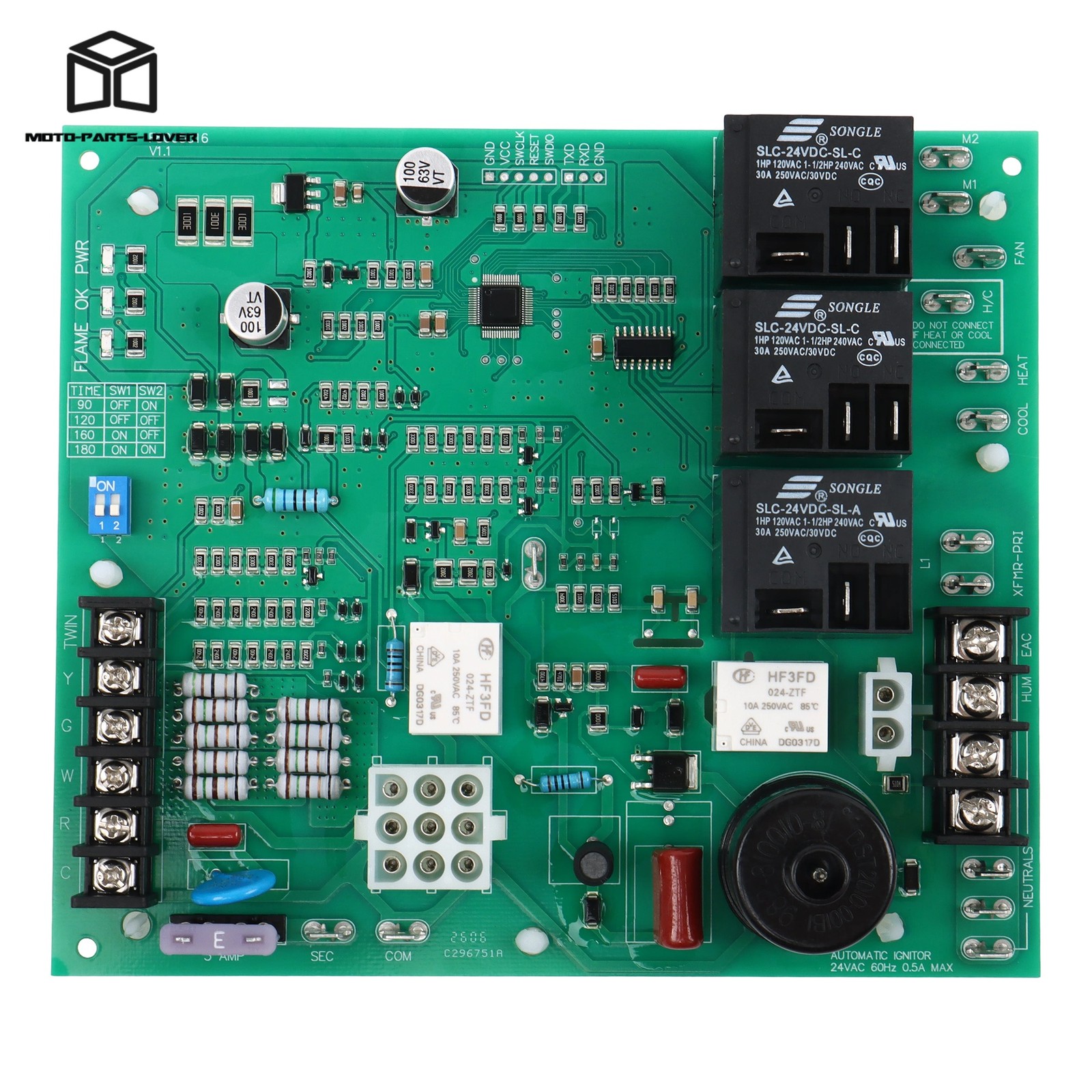 Furnace Control Board Gas Furnace Circuit Board 62-24140-02 1028-928 62-24140-04