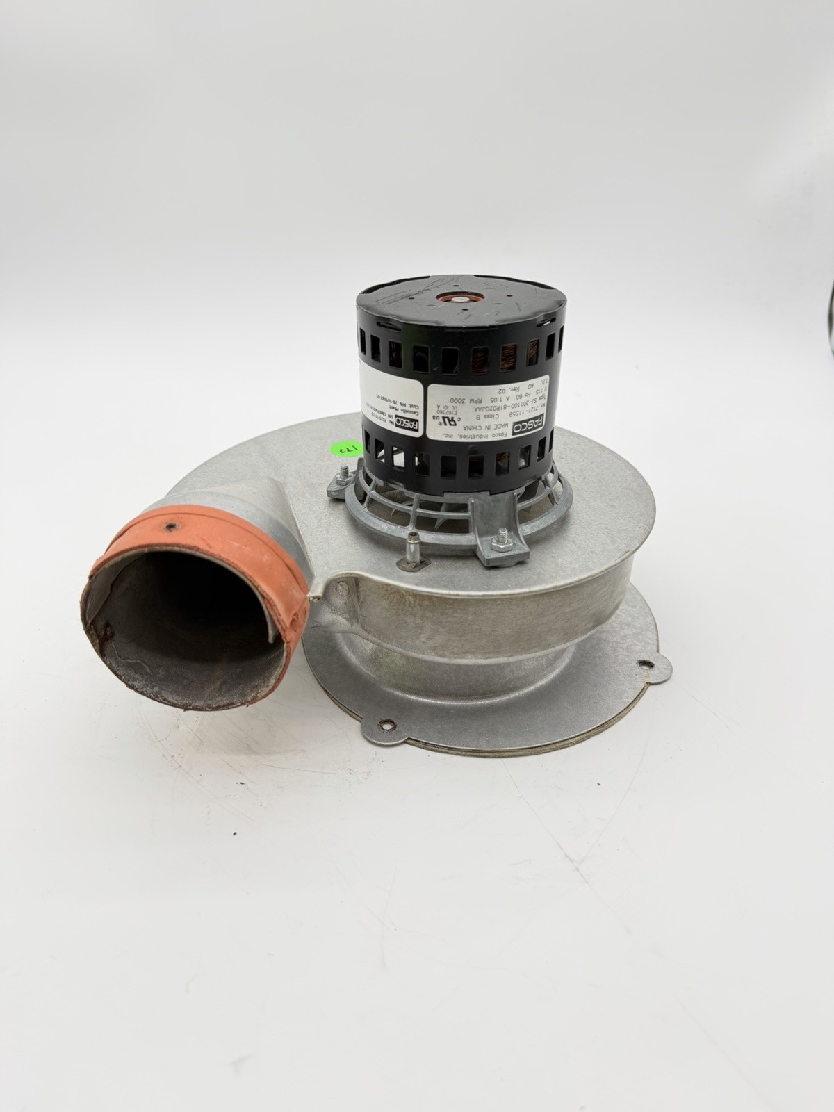 Rheem Ruud 70-101087-01 Fasco 7021-11559 Furnace Draft Inducer used, tested